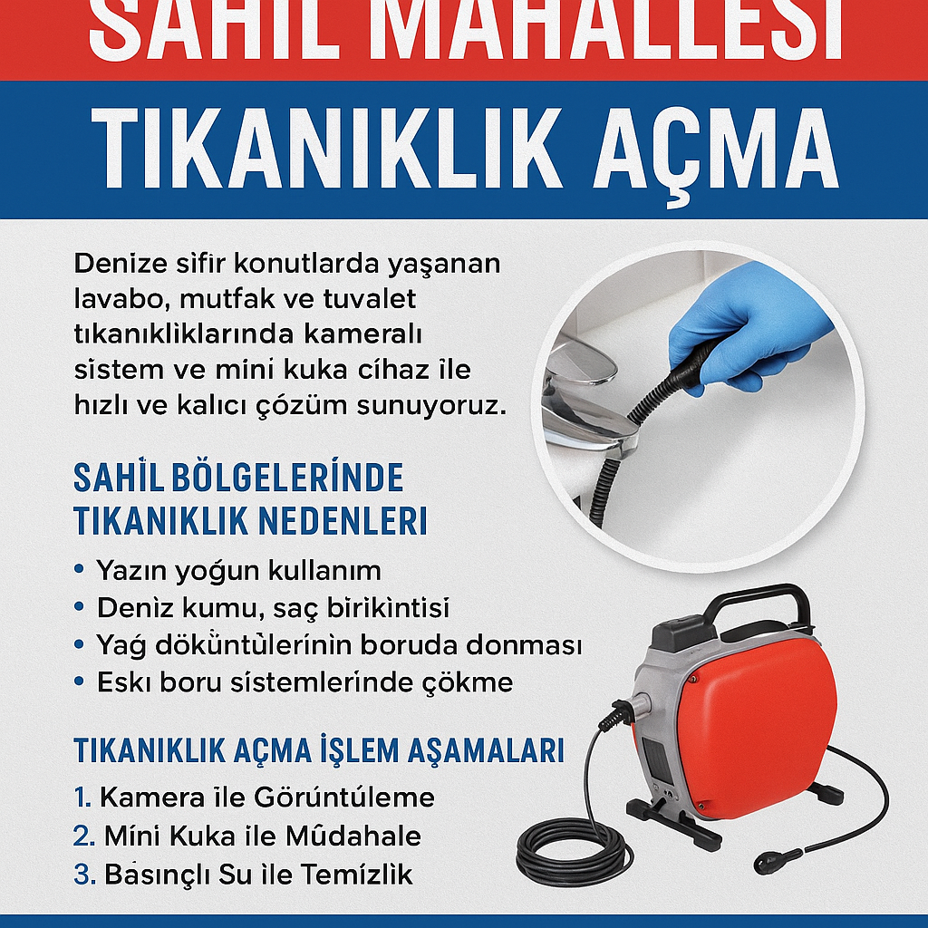 Marmara Ereğlisi Sahil Mahallesi Tıkanıklık Açma – Denize Sıfır Sorunlara Kesin Çözüm